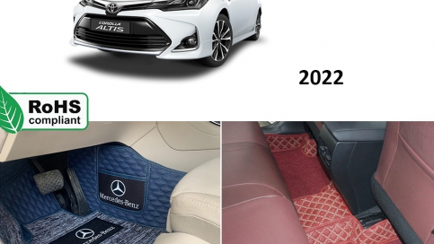 Thảm lót sàn ô tô 5D 6D Toyota Altis 2022 giá gốc tận xưởng, bảo hành trọn đời